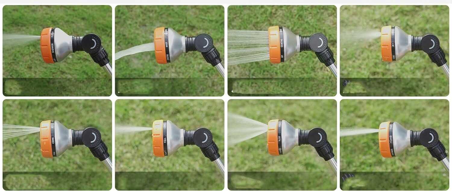 180 fokban mozgatható ,locsolófej , állítható vízsugárral - Image 5