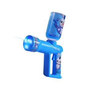 Kék Nyuszis Elektromos Vízipisztoly Fiúknak – 300 ml-es tartály, 10m hatótáv, LED világítás (3+ korosztálynak)