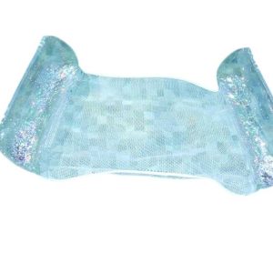 Hálós víziszék csillámos vízi pihenőszék vízifüggő ágy 120 x 60 cm