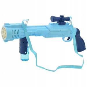Játék automata buborékfújó gépfegyver ,kék