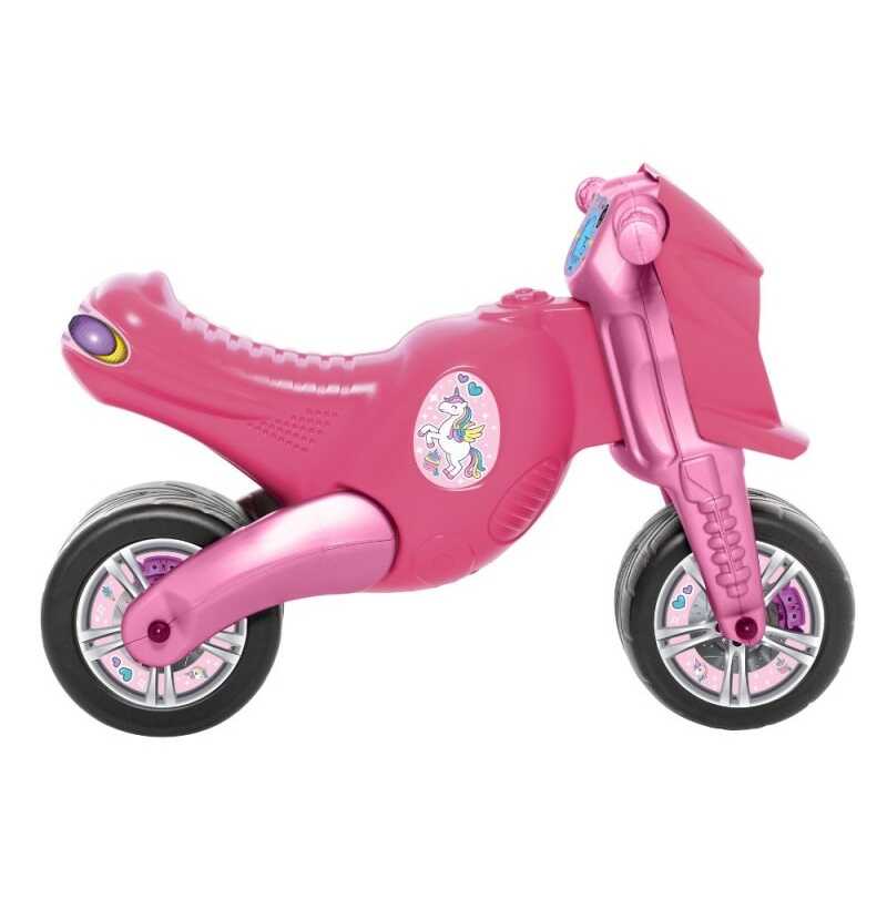 Unikornis 2 kerekű gyerek rózsaszín cross motor , 8 -as méret - Image 2