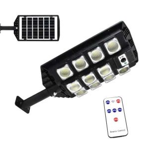 W7101A-4 Napelemes fali lámpa mozgásérzékelővel és távirányítóval + konzol