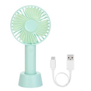 Hordozható kézi ventilátor , 3 féle fokozat , usb töltés , 4,5 W