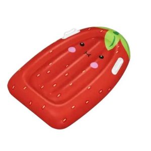 Bestway Felfújató szörfdeszka kapaszkodóval gyerekeknek , eper, 80 x 52 x 16 cm