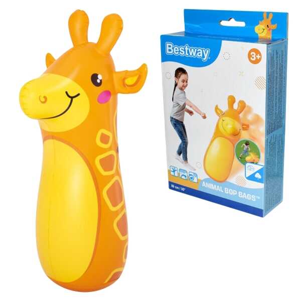 Bestway Felfújható zsiráfos boxzsák gyerekeknek , 89 cm
