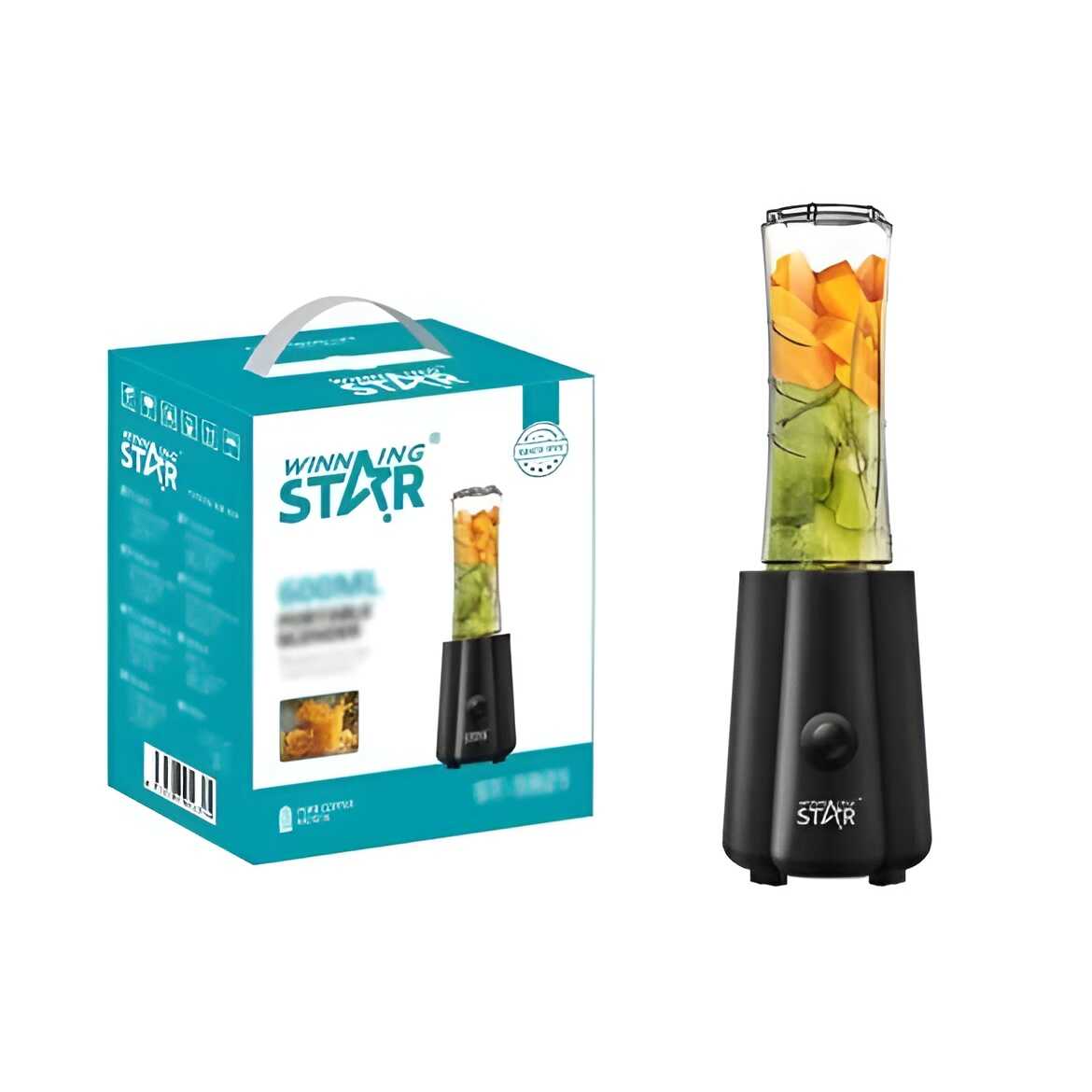 WINNING STAR ST-5921 Hordozható Turmixgép – 600 ml, Kompakt és Kényelmes