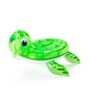 Bestway felfújható teknős matrac kapaszkodóval , 140 × 140 cm