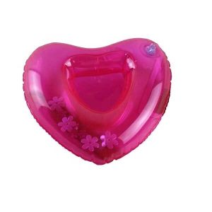 Felfújható szív formájú ital / pohár tartó , 18 × 18 cm