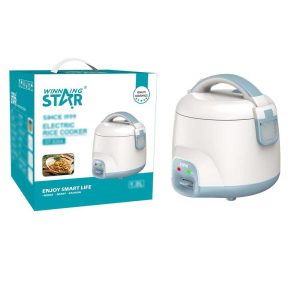 WINNING STAR ST-9354 Kompakt Elektromos Rizsfőző, 1L, Melegen Tartás Funkcióval