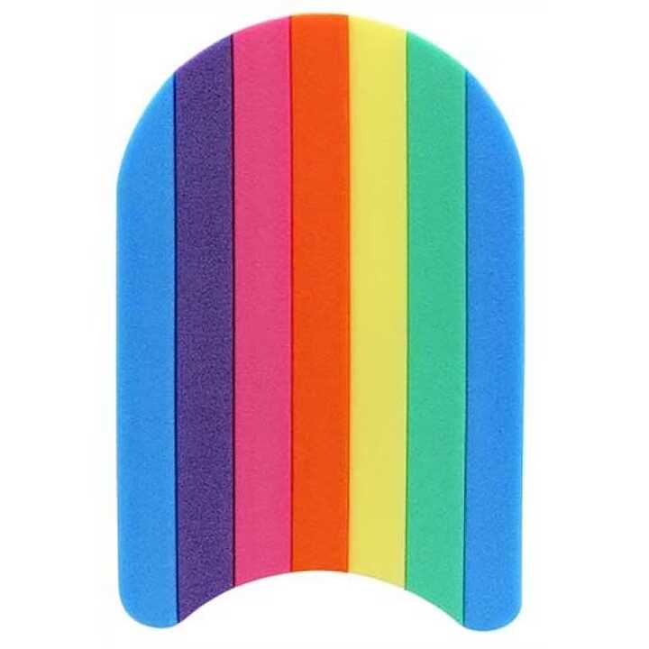 Szivárványos habszivacs úszódeszka gyerekeknek , 50 × 30,5 × 2,7 cm - Image 2