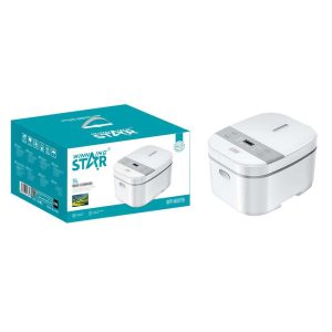 WINNING STAR ST-9375 Digitális Rizsfőző, 5L, LED Érintőpanellel, 8 Programmal