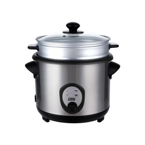 WINNING STAR ST-9351 Elektromos Rizsfőző és Pároló, 1.8L, 700W, Rozsdamentes Acél