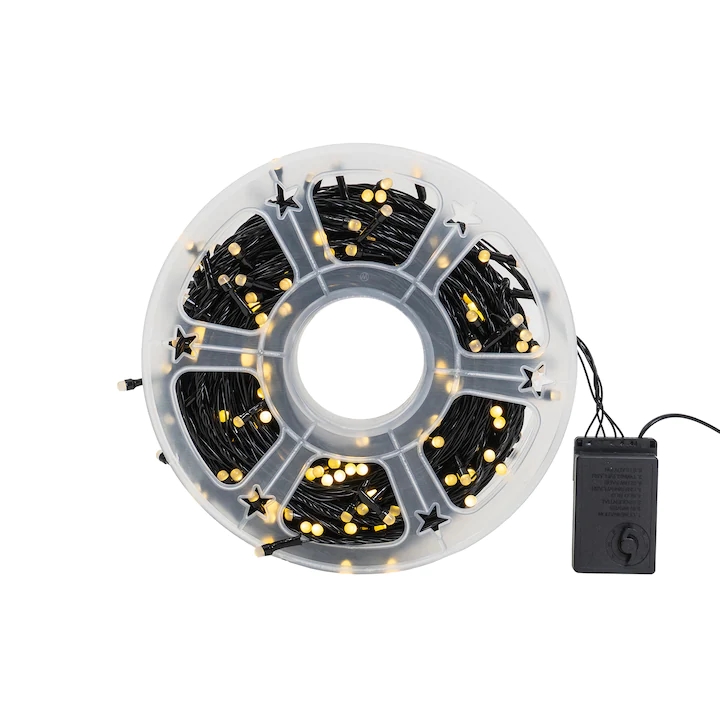 50 méteres, 320 ledes, karácsonyi fényfüzér kültéri választható színekben - Image 12