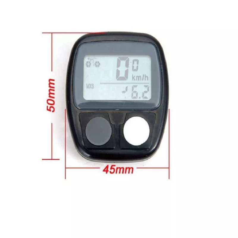 LCD kijelzős kerékpár sebességmérő és kilométer óra 14 funkcióval - Image 2