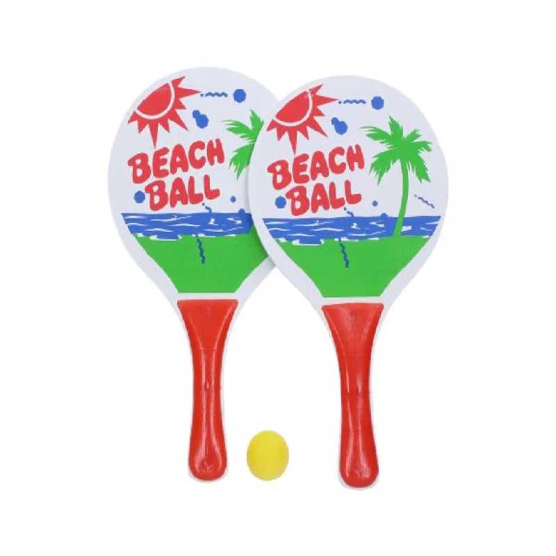 Wiky Strandtenisz Készlet – Beach Ball, 33 cm, 2 ütővel és 1 labdával - Image 2