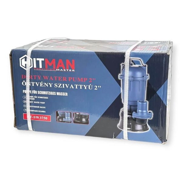 Hitman HT-SWP-3950iX Vízszivattyú Darálós Szennyvízszivattyú 33000 l/h - Image 2