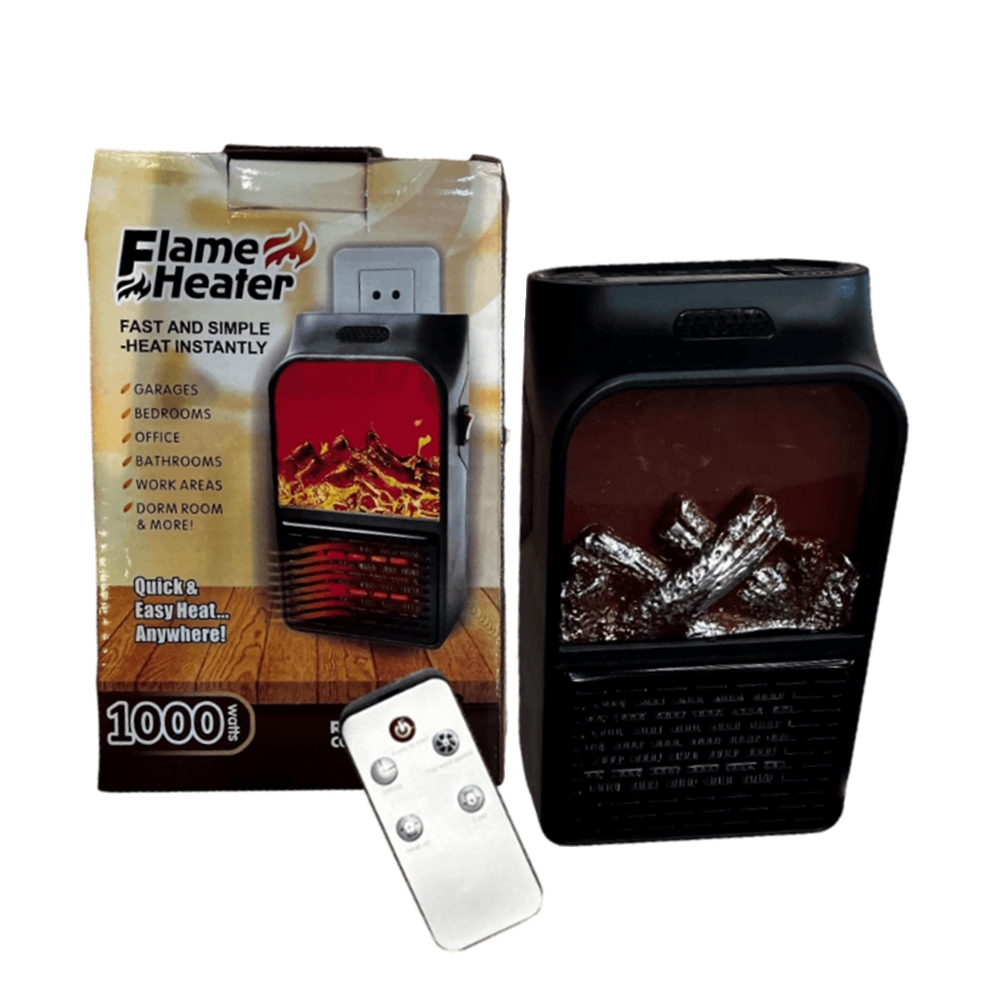 1000 W-os hordozható konnektoros, hősugárzó, alacsony zajszint - Image 2