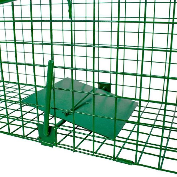Élvefogó Nyest/Görény/ Csapda, Kétajtós, zöld, 70 cm – Humánus Kisragadozó mentesítés - Image 2