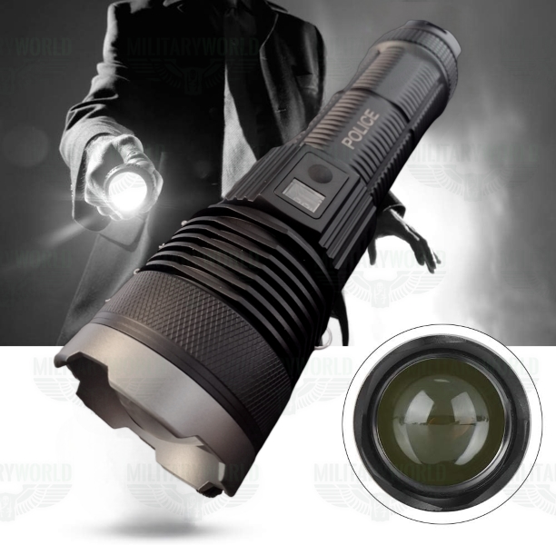 X-Balog P66 Dupla Police lámpa telszkópos zoomal - Image 2