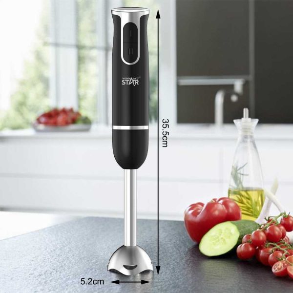 WINNING STAR ST-5551 Elektromos Botmixer – 200W, Rozsdamentes Acél, 2 Sebességes - Image 2