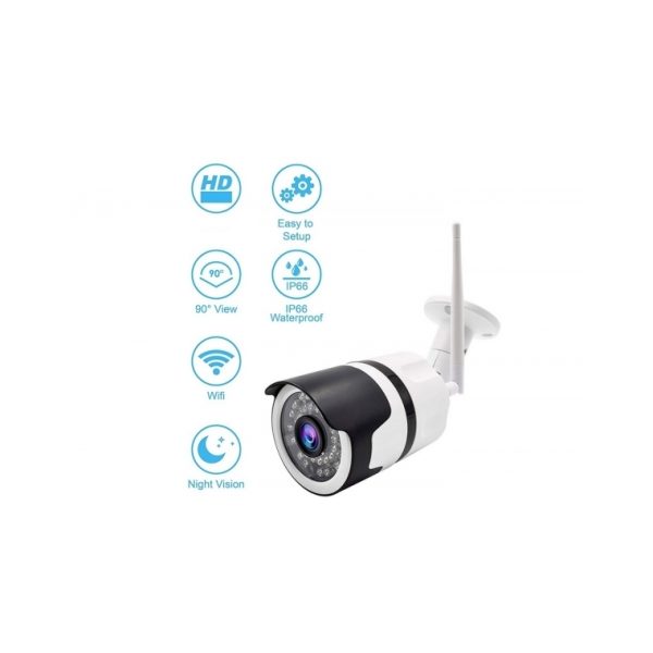 Jortan JT82216 Wifis kültéri megfigyelő kamera éjjellátó 1Tech IPl HD 1080P Android, IOS - Image 2