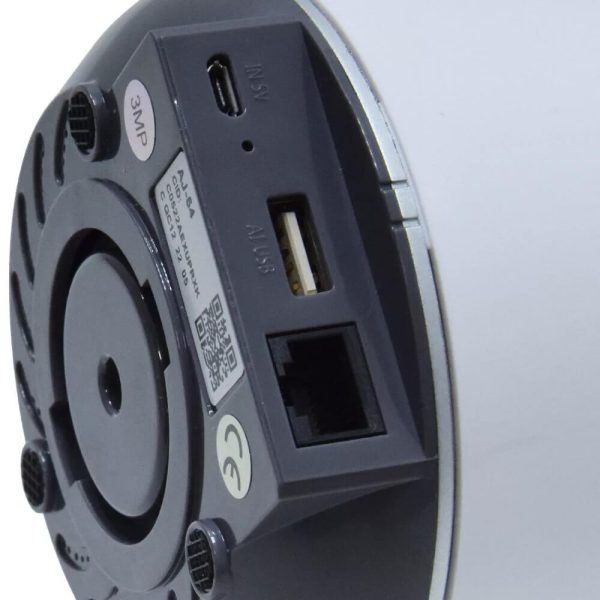 WIFI BiTecBC-803 intelligens térfigyelő kamera IP, 2.0 MP, HD 1080p, Automata forgatás, Mozgásérzékelő, kétirányú kaputelefon, Éjszakai látás, Riasztó, Fehér - Image 3