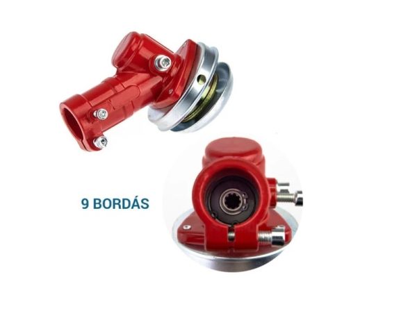 Univerzális szöghajtómű fűkaszához 9 bordás 26 mm Fűkasza rúdhoz - Image 2