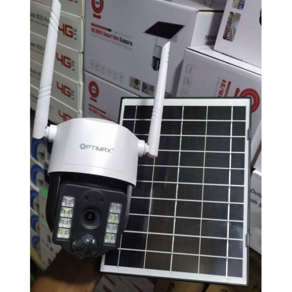 Solar V380 Napelemes biztonsági kamera Wifi/ Sim, HD Éjjellátó Mozgásérzékelős - Image 7