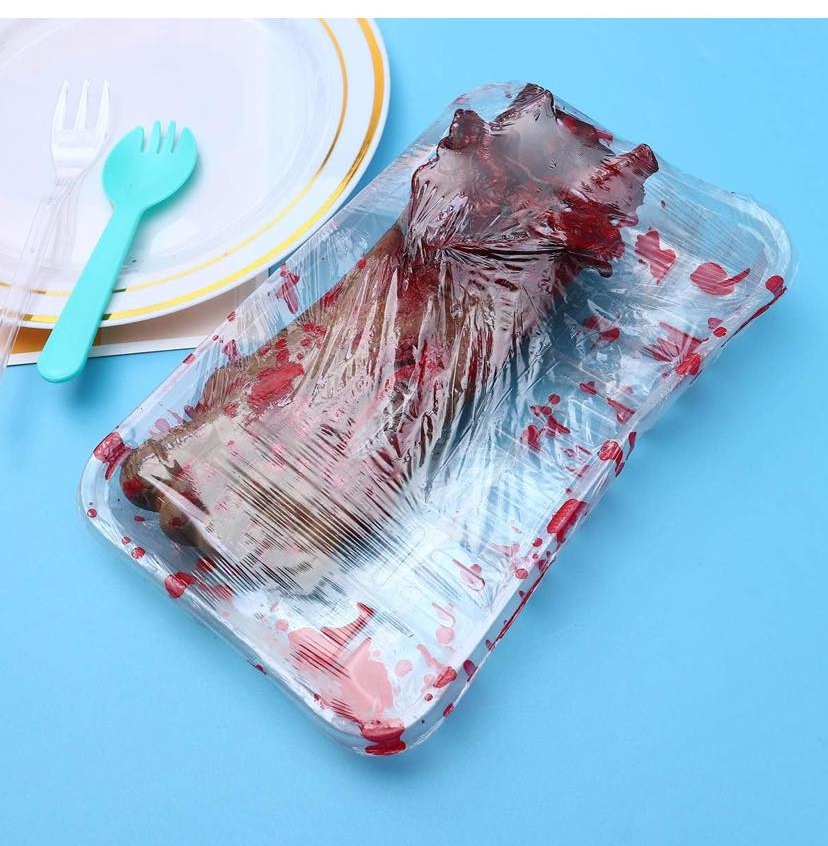 Rémisztő halloweeni dekoráció , művéres levágott műlábfej - Image 3