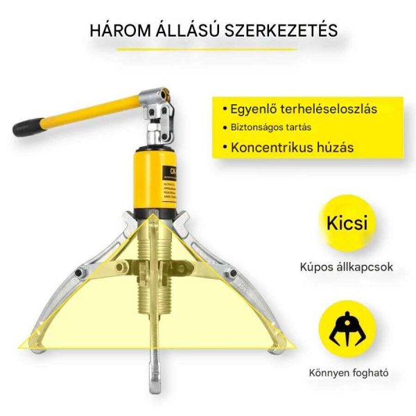 Haina HB-6906 Hidraulikus Öntöttvas csapágylehúzó pumpával 20 tonna - Image 3