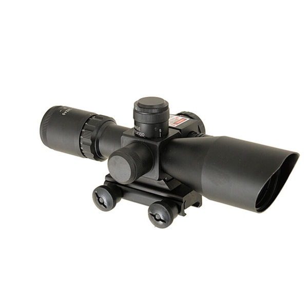 Fegyvertávcső, céltávcső 2.5-10x40, lézerrel - Image 6