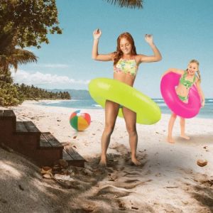 Színes felfújható úszógumi,többféle színben 90cm