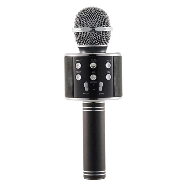 WS-858 Bluetooth vezeték nélküli karaoke mikrofon és hangszóró - Image 2
