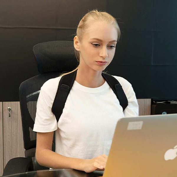Uniszex tartásjavító, neoprén, univerzális méret, fekete - Image 4