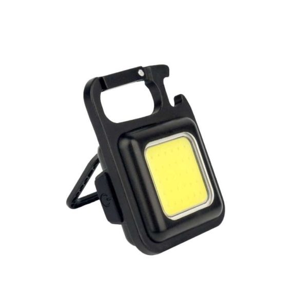 COB Kulcstarós mini lámpa USB-vel tölthető, sörnyitóval - Image 2