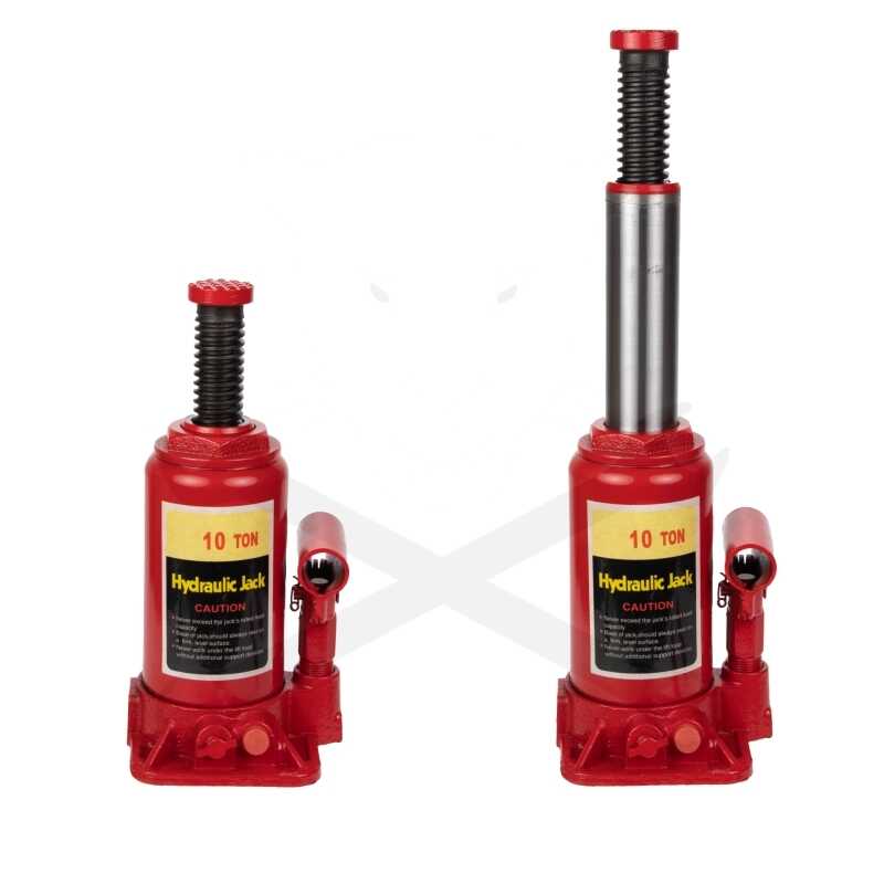 Hidraulikus palack emelő, kézi, maximális emelési súlya 10 tonna - Image 2