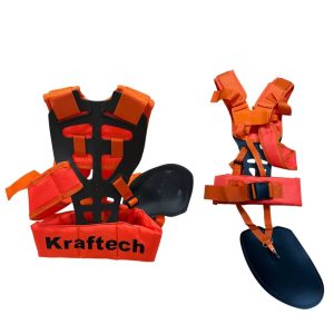 Kraftech Premium Fűkasza Heveder – Szivacsos és Műanyag Merevítés a Hátnál