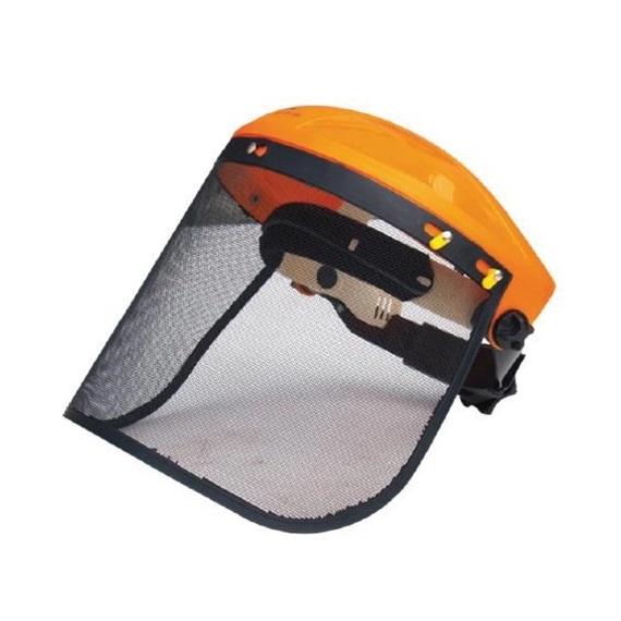 Fűkasza állítható védősisak ,napellenzővel ,narancssárga - Image 2