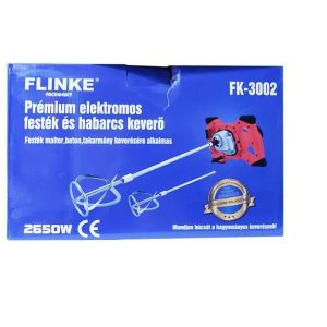 Flinke Elektromos festék és habarcs keverő 2 db keverőszárral FK-3002 2