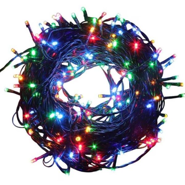 Karácsonyfa égősor 8 programmal, 100 LED-es 8.5m, Választható színben - Image 6