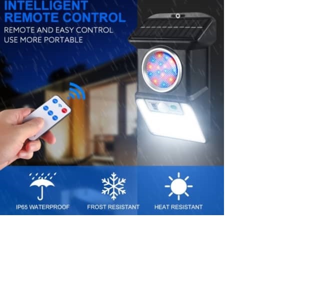 Solar sensor lightnapelemes fali lámpa - Image 2