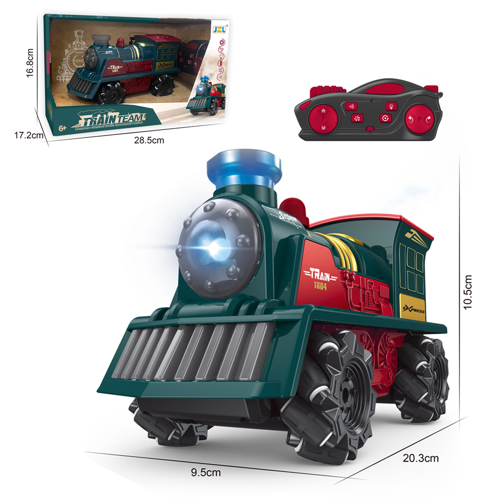 Távirányítós gőzmozdony , zenél ,világít és dudál , 28,5 cm - Image 3