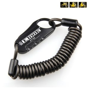 Etook spirál sisak zár lopásgátló