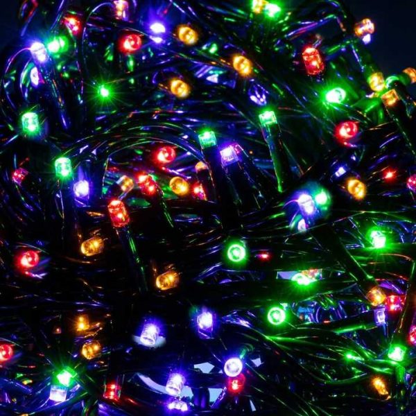 Karácsonyfa égősor 8 programmal, 100 LED-es 8.5m, Választható színben - Image 21