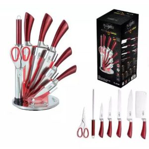 Platinium collection 8részes késkészlet ollóval+állvánnyal PL-S10R