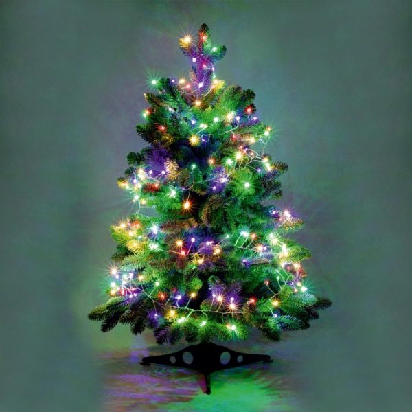 Karácsonyfa égősor 8 programmal, 100 LED-es 8.5m, Választható színben - Image 16