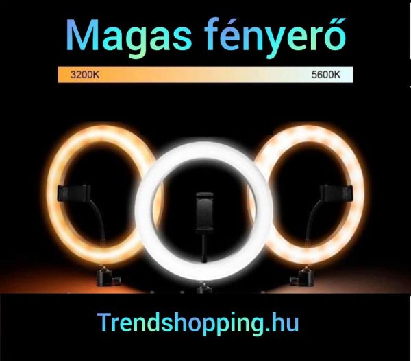 Rgb szelfi stúdió lámpa  TikTok állvány 26 cm - Image 5