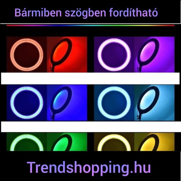 Rgb szelfi stúdió lámpa  TikTok állvány 26 cm - Image 7