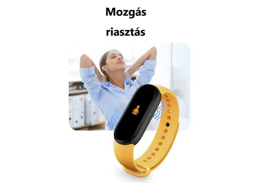 M8 Smart okos karkötő , vízálló ,lépésszámláló , pulzus ,vérnyomásmérő , színes lcd kijelzővel - Image 6