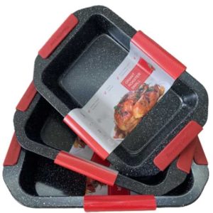 Royalty Line 3 részes gránit bevonatos tepsi szett